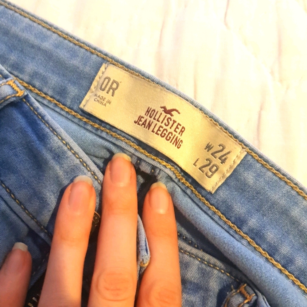 Light wash soft leggings